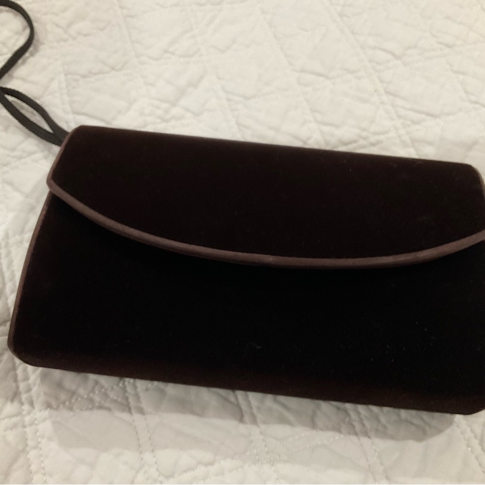 La Regale Dark Brown Evening Clutch